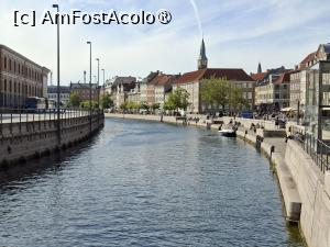 P24 [SEP-2025] Copenhaga Strada Nybro pozată de pe Højbro - Podul Înalt, trecem în zona cea mai veche, Slotsholmen - Insula Castelului