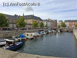 P29 [SEP-2025] Copenhaga, Stormbroen - Podul Furtunii în plan secund pozat de pe Marmorbroen - Podul de Marmură și Canalul Frederiksholm, mergem spre Nationalmuseet - Muzeul Național