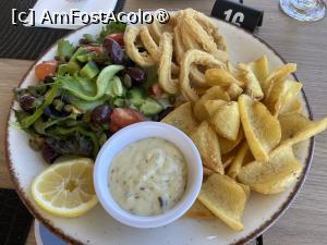 P11 [APR-2025] Argo Burger Bistro - calamari pane cu cartofi prăjiţi şi salată