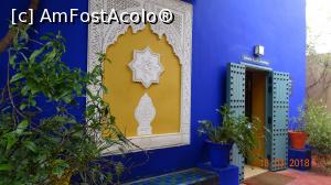 P15 [MAR-2018] Detalii in galben, intrarea in magazinul de souveniruri, Gradina Majorelle