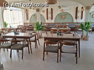 P28 [FEB-2026] Giza, Egipt, „Pyramids Spiritual Gate” Hotel, Restaurantul gol în prima dimineață, pe la 9